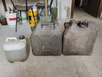 Taniche per gasolio piene