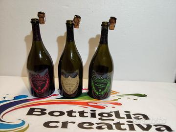 TRIS DOM PERIGNON MAGNUM BOTTIGLIE VUOTE 