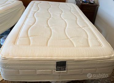 Materasso a molle + letto in legno
