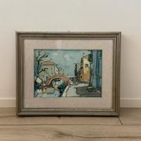 Dipinto con cornice “Colori a Burano”