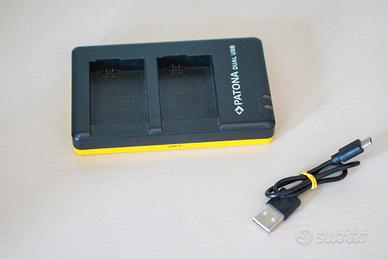 Patona caricatore doppio per batterie sony np-fw50