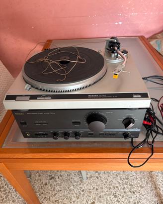 Amplificatore SU-V670 + Giradischi SL-Q2 Vintage