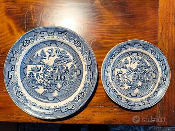 Piatto e piattino Willow (1880 ca.)