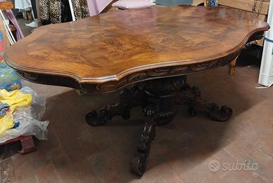 50 EURO!!! Tavolo in legno e radica 