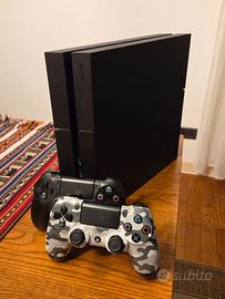 PlayStation 4 - Console nera + 2 Joypad originali