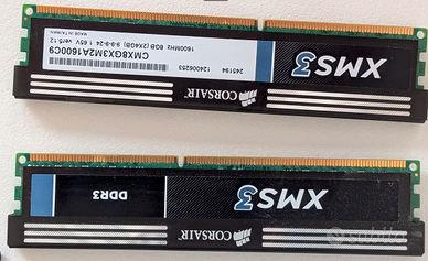 RAM Corsair XMS3 8GB DDR3 (2x4GB) 1600MHz CL9