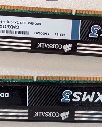 RAM Corsair XMS3 8GB DDR3 (2x4GB) 1600MHz CL9