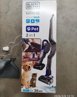 Aspirapolvere Black & Decker con accessori animali