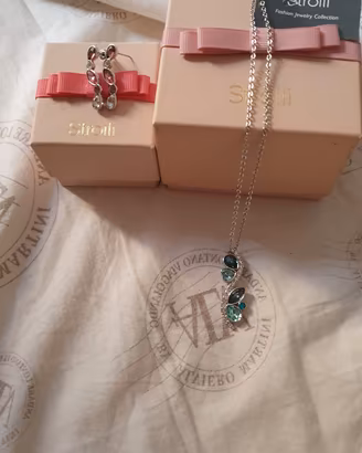 PARURE COLLANA E ORECCHINI STROILI ORIGINALI 