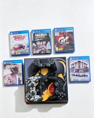 PS4 slim 500gb + 3 joystick + 5 giochi