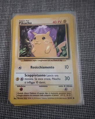 card pokemon Pikachu
