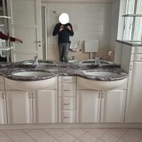 Mobile bagno con doppio lavabo