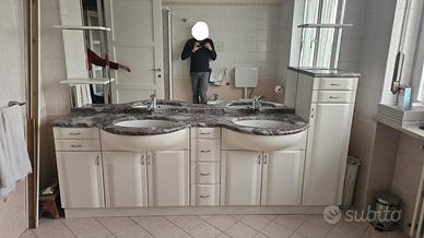Mobile bagno con doppio lavabo