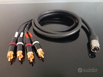 Cavo din 5 PIN 4 RCA  connessioni HiFi Naim Quad