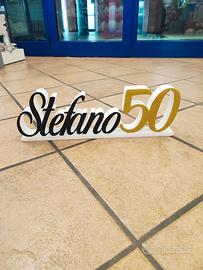 nome-scritta di polistirolo personalizzato 