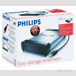 PHILIPS HD PORTATILE 500 GB SPE3051 RARO VINTAGE