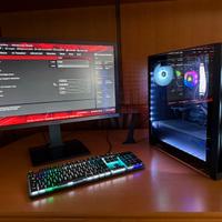 PC Corsair 4000X RGB + Monitor Samsung U28E85 4K