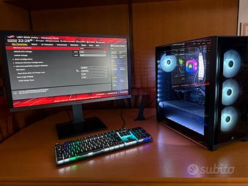 PC Corsair 4000X RGB + Monitor Samsung U28E85 4K