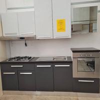 CUCINA COMPONIBILE MODERNA GRIGIO – ANTRACITE ***