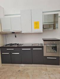 CUCINA COMPONIBILE MODERNA GRIGIO – ANTRACITE ***