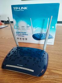 Modem router tp-link ADSL2+ Wireless N 300mbps
