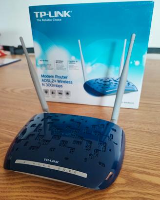Modem router tp-link ADSL2+ Wireless N 300mbps