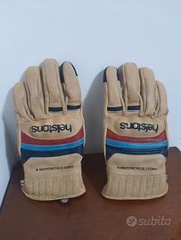 Guanti moto helstons pelle new cafe racer custom 