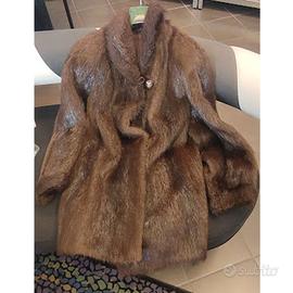 Pelliccia Vintage Anfor Empoli anni '75 Nutria