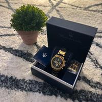 Orologio maserati dorato