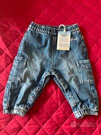 Jeans cargo-original marines- bimbo/a