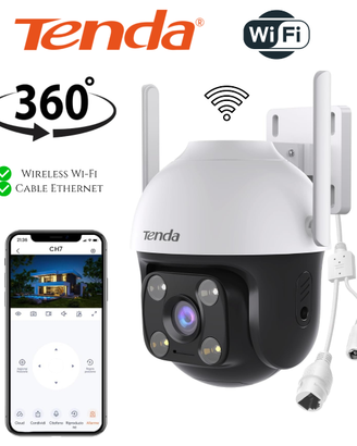 Tenda Telecamera Sicurezza Wi-Fi Esterno Infraross