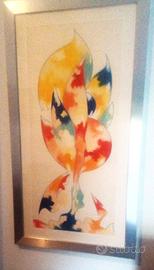 Quadro astratto pittore Gianni Cassani anni 70