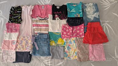 Lotto vestiti bambina 3-4 anni