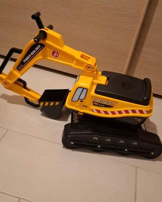 Gioco escavatore cavalcabile