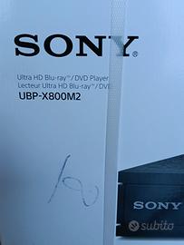 SONY UBP-800M2  bluray 4K Hi-res "NUOVO"