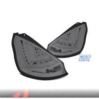 FANALI FORD FIESTA MK7 12-17 LIGHT BAR FONDO CROMA