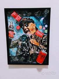 Quadro con bottiglia "Bollicine"