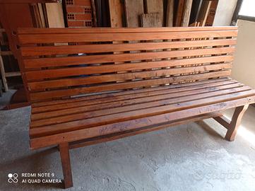 Panchina legno di rovere