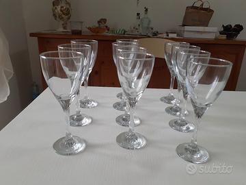 bicchieri  in cristallo 