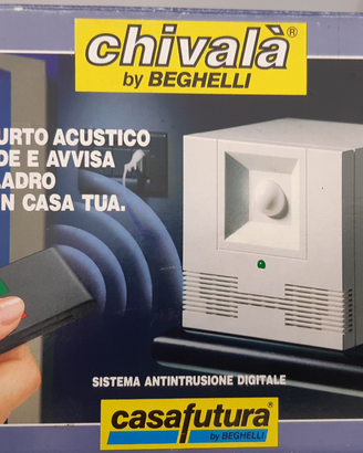 BEGHELLI CHIVALà ANTIFURTO ALLARME CENTRALE RADIO