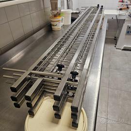 Aste Girapanettone e Rastrelliera Inox