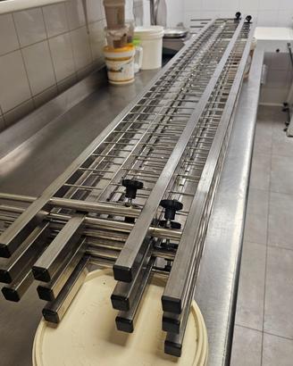 Aste Girapanettone e Rastrelliera Inox