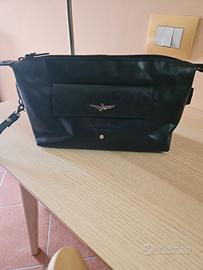 pochette in pelle Aeronautica