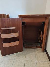 macchina per cucire vintage Pfaff 90 con mobile