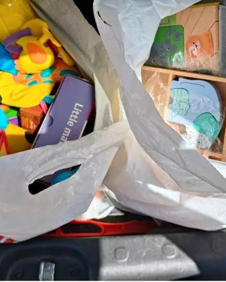  due borse di giochi 0/3 anni 