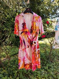 vestito in pura viscosa elasticizzata