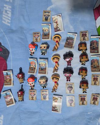 Kinder Joy one piece Luffy Vivi Mr5 Buggy Wapol