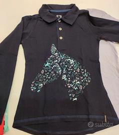 Maglia equitazione bambina