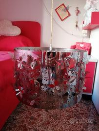 lampadario con farfalle