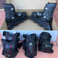 Roller in linea con protezioni